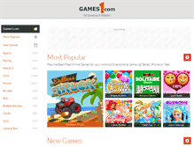 Tablet Screenshot of games1.com